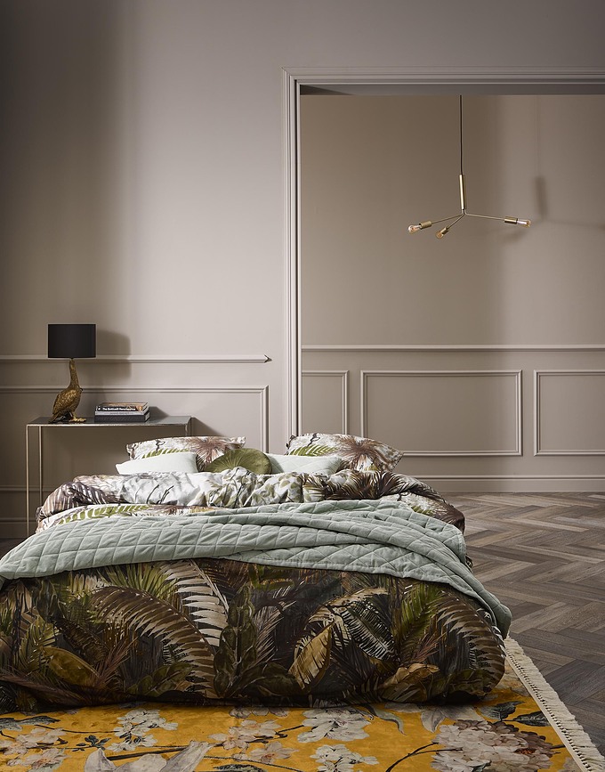 Billie Couvre-lit, 220 x 265 cm, menthe