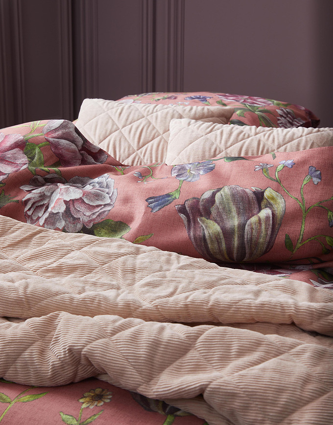 Billie Plaid, rose poudré