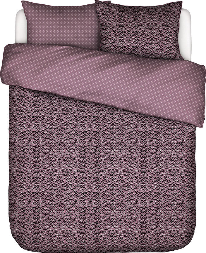 Bory Bettwäsche 260 x 220 cm violett mit 2 Kissenbezügen 60 x 70 cm