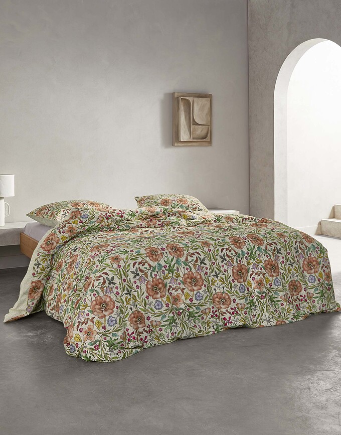 Celeste Posteljnina z zadrgo, 140 x 200 cm, svetlo zelena, z prevleko za vzglavnik 70 x 90 cm