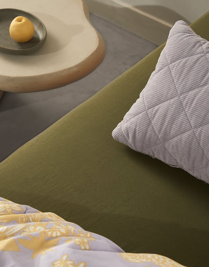 Cojín Billie, rosa empolvado