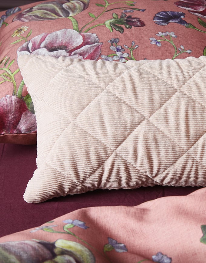 Cojín Billie, rosa empolvado