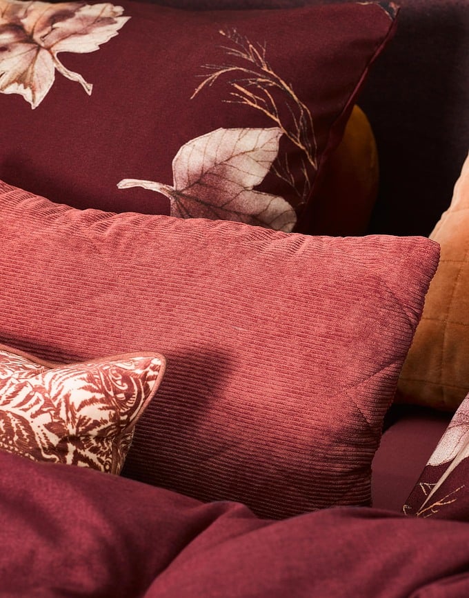 Cojín Billie, rosa empolvado