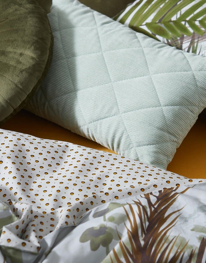 Cojín Billie, rosa empolvado