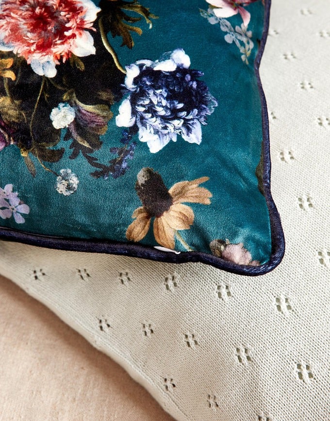 Cojín decorativo Isabelle, 40 x 90 cm, castaño