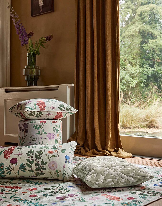 Cojín decorativo Marigold, 40 x 90 cm, vainilla