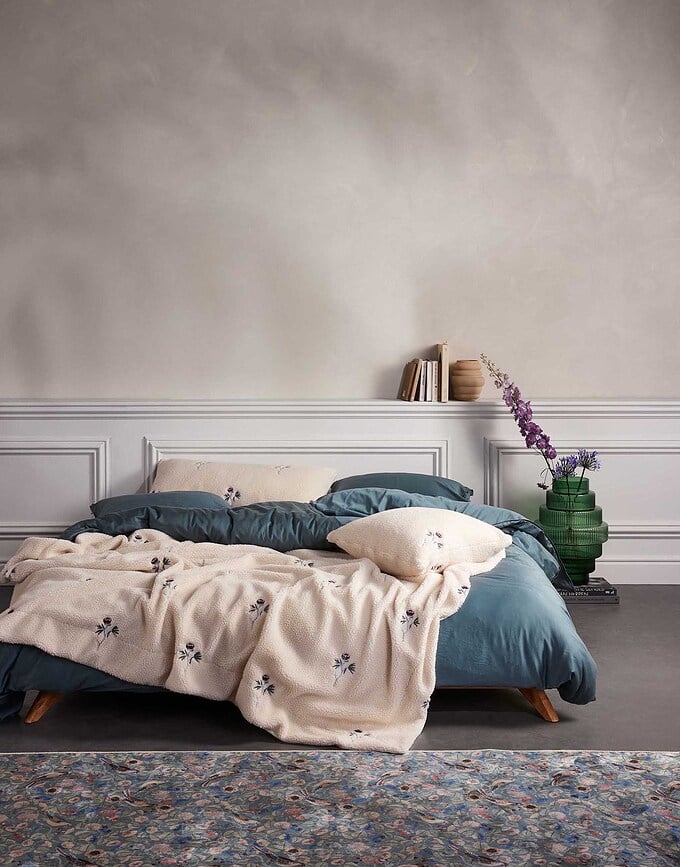 Cojín decorativo Marisol, 50 x 50 cm, color vainilla