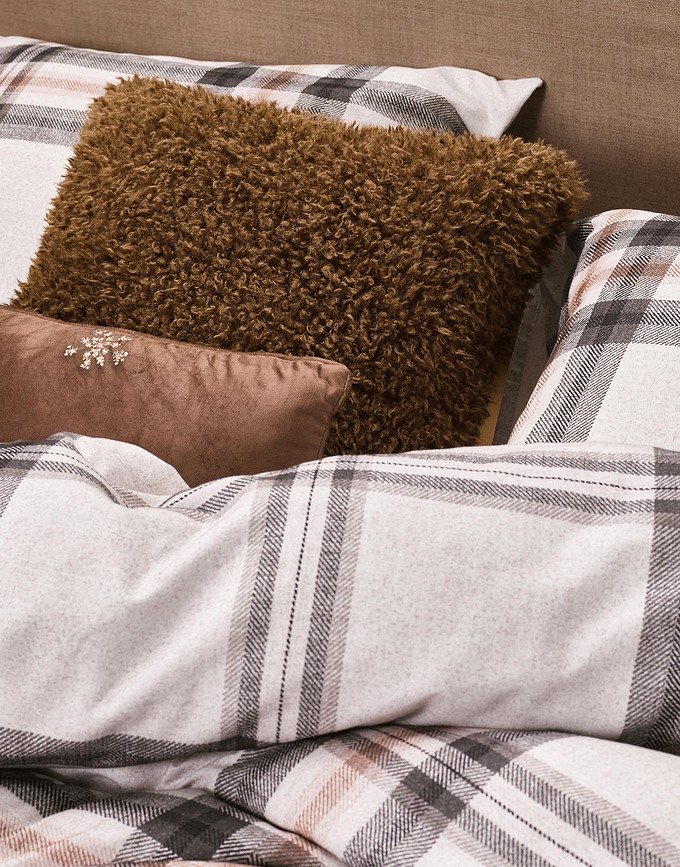 Cojín decorativo Shelley, 50 x 50 cm, azul marino oscuro