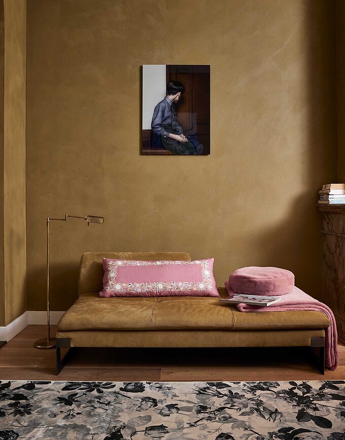 Cojín decorativo Veroniq, 40 x 90 cm, verde