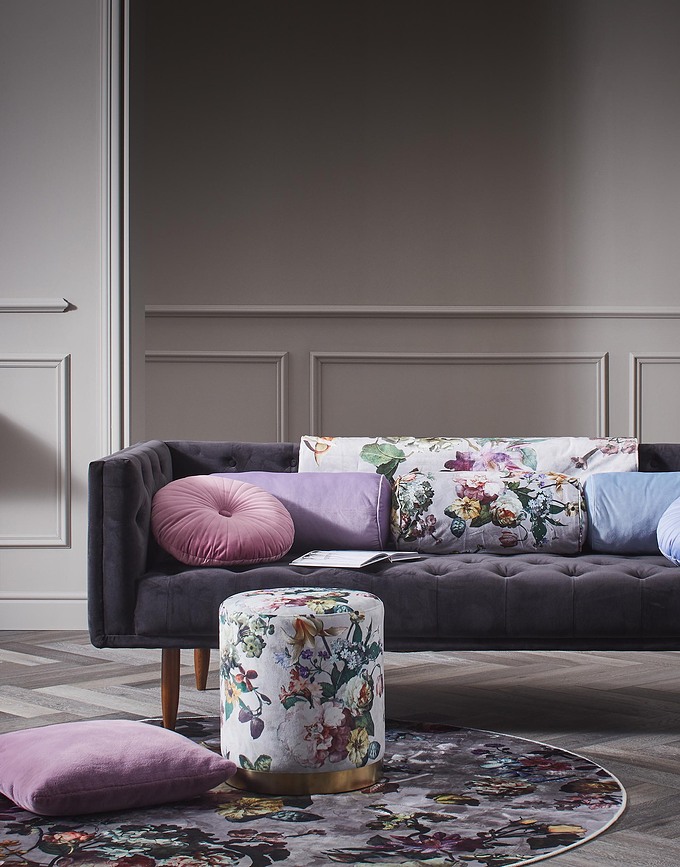 Cojín Fleur, 22 x 50 cm