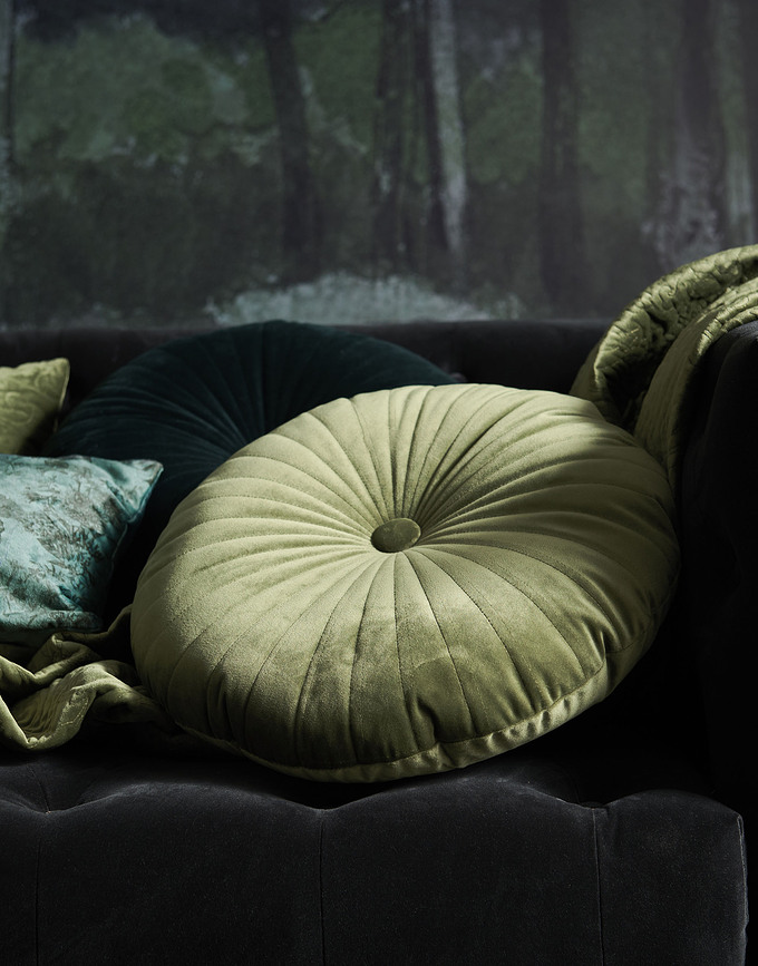 Cojín Naina, rosa oscuro