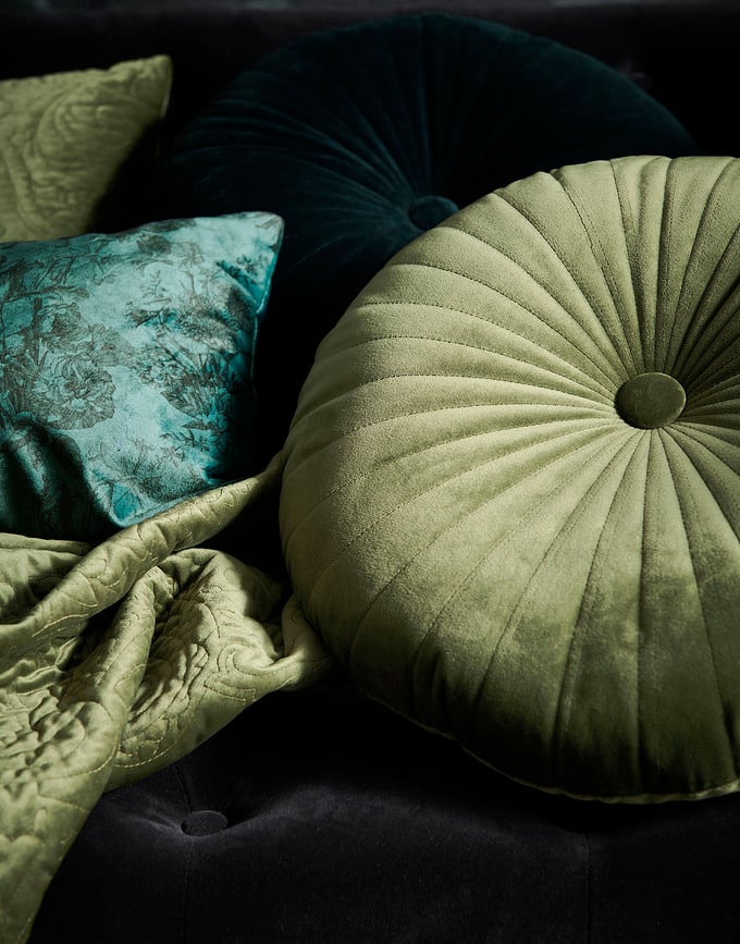 Cojín Naina, rosa oscuro