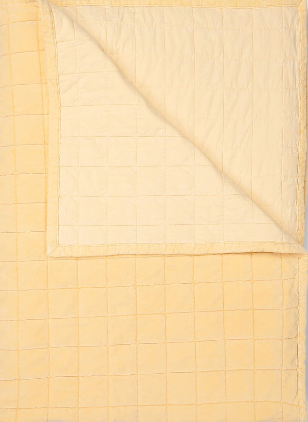 Colcha Julia, 220 x 265 cm, amarilla