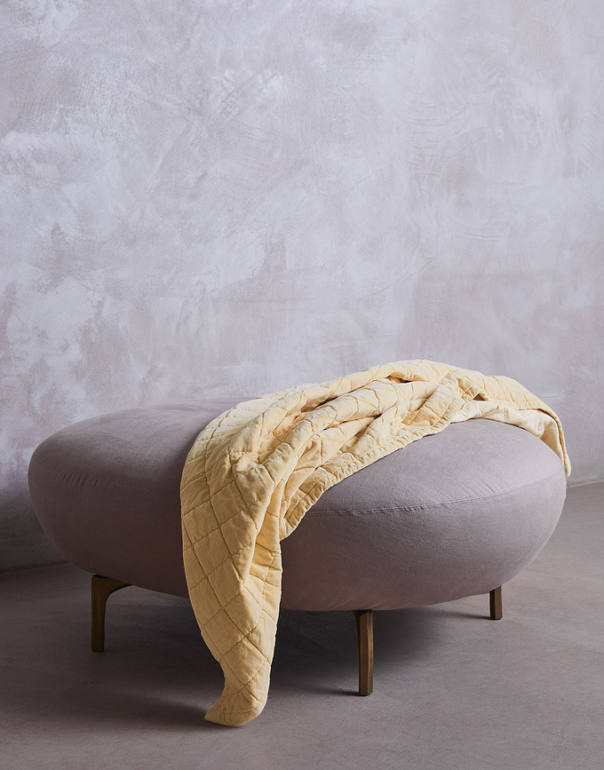 Colcha Julia 270 x 265 cm, amarilla