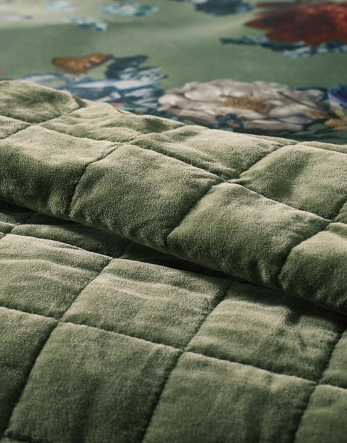 Colcha Julia, 270 x 265 cm, verde