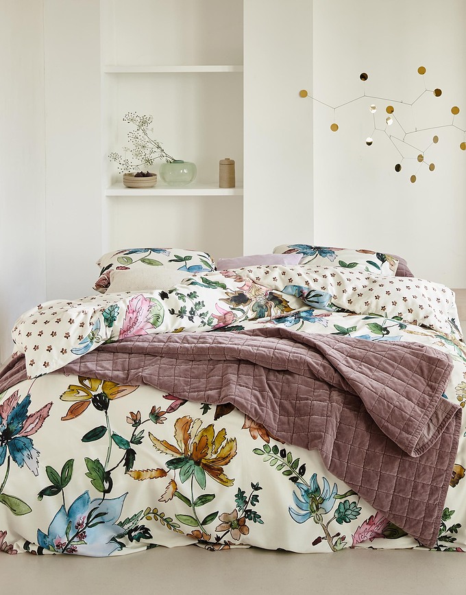 Colcha Julia, 220 x 265 cm, violeta