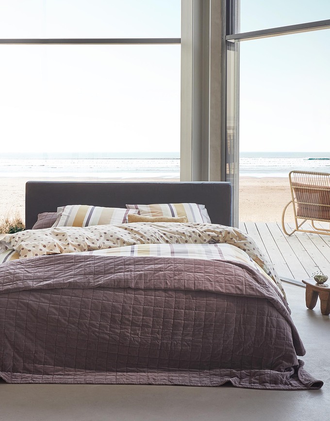 Colcha Julia, 220 x 265 cm, violeta