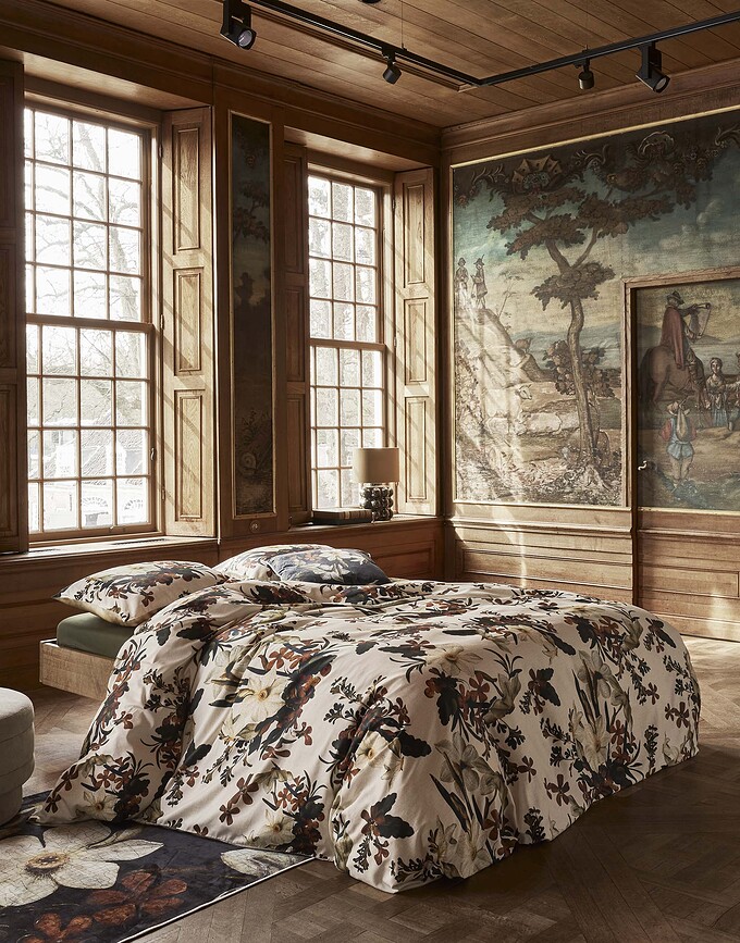 Daffodil Reunited Parure de lit à fermeture éclair, 140 x 200 cm, rose et blanc, avec 1 taie d'oreiller 70 x 90 cm