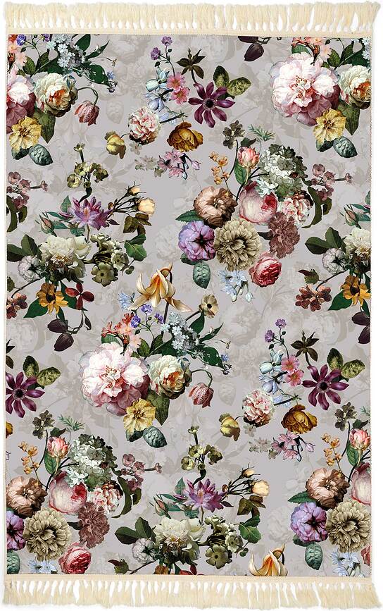 Dywan Fleur 180 x 240 cm szary