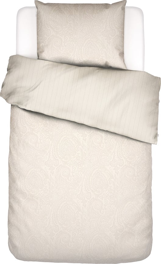 Fabrice Posteljina krem 135x200 cm 60x80 cm s patentnim zatvaračem