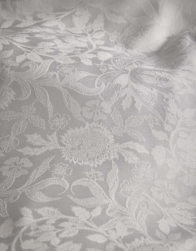 Felipa Parure de Lit 200 x 220 cm, crème, fermeture à rabat, avec 2 taies d'oreiller 60 x 70 cm