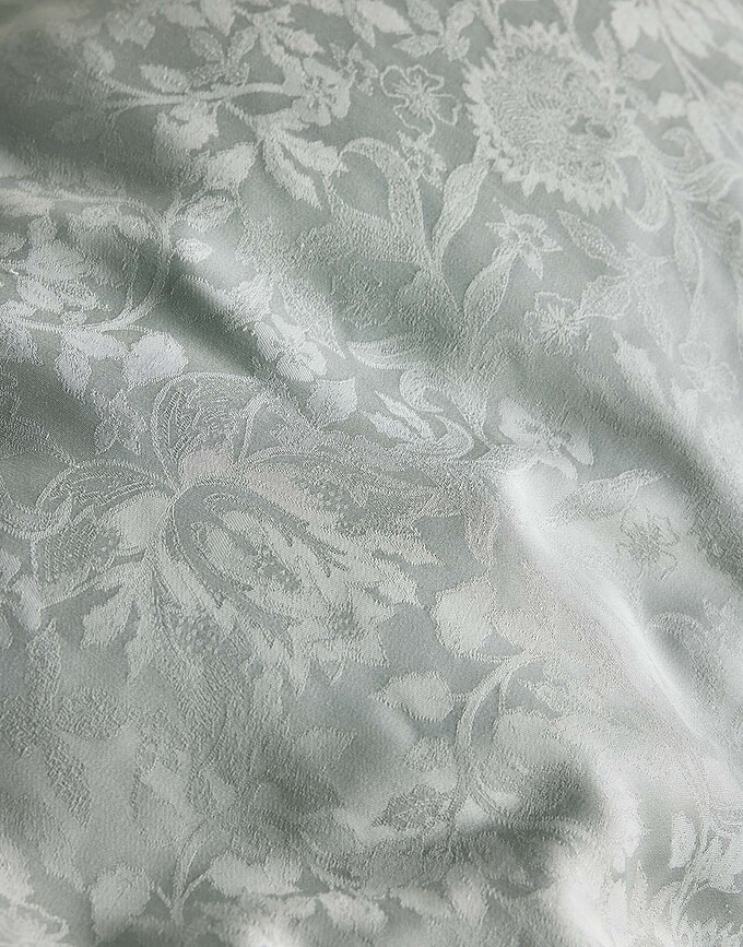 Felipa Parure de Lit 200 x 200 cm, vert clair, avec 2 taies d'oreiller 80 x 80 cm, fermeture éclair