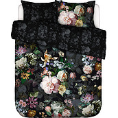 Fleur Festive Bettwäsche 200 x 220 cm schwarz mit 2 Kissenbezügen 60 x 70 cm