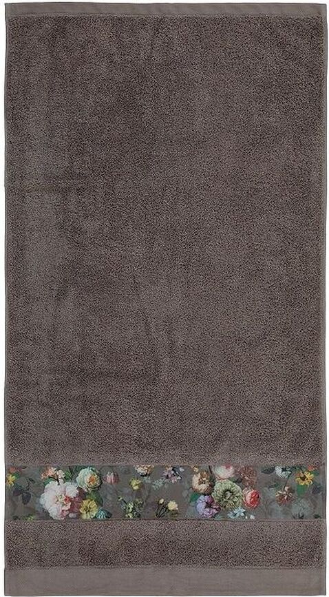 Fleur Handtuch 30 x 50 cm taupe
