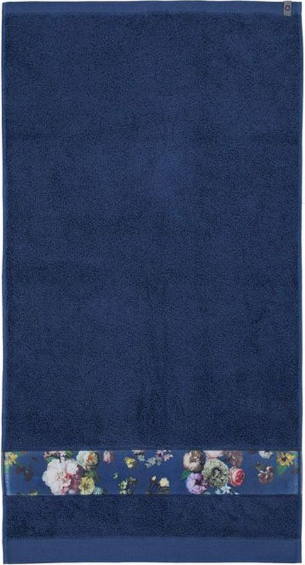 Fleur Handtuch 60 x 110 cm dunkelblau