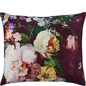 Fleur Pillowcase 60 x 70 cm burgundy