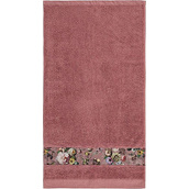 Fleur Towel 30 x 50 cm dark pink