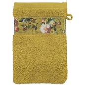 Fleur Washcloth glove yellow