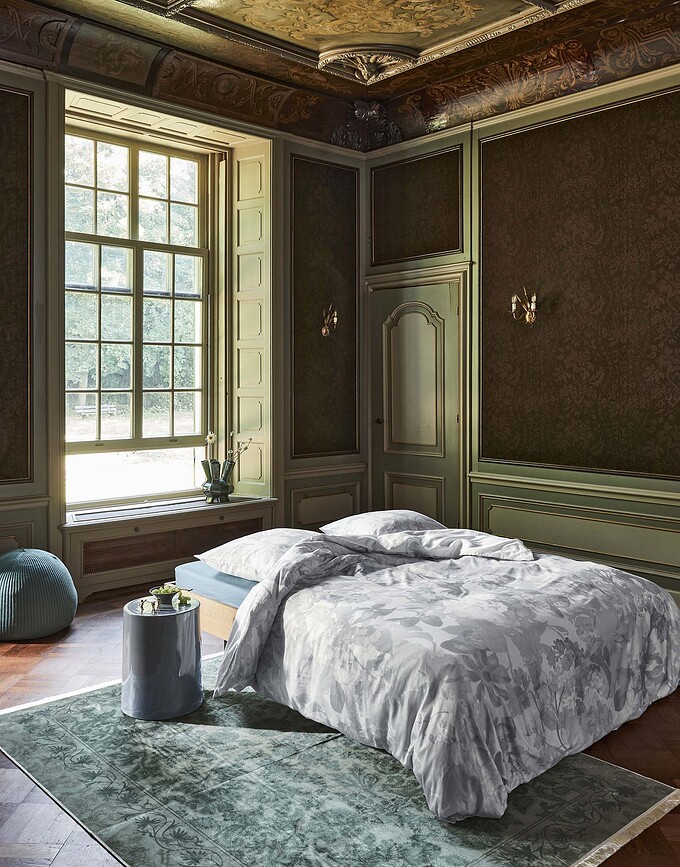 Floor Posteljnina, zapiranje na preklop, 240 x 220 cm, svetlo modra, 2 prevleki za vzglavnik 60 x 70 cm