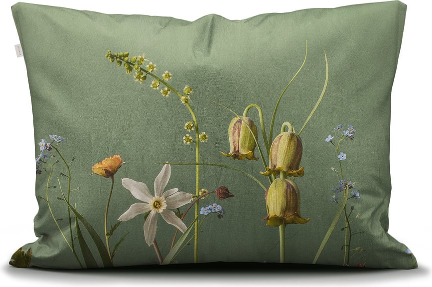 Funda de Almohada Ficaria, 60 x 70 cm, verde