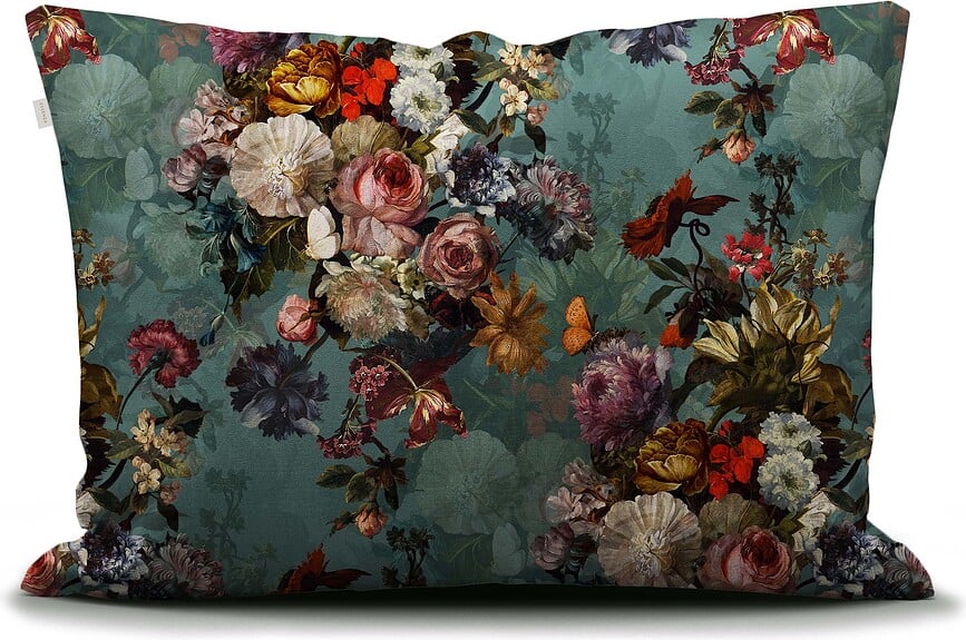 Funda de almohada Karli, 60 x 70 cm, verde oscuro