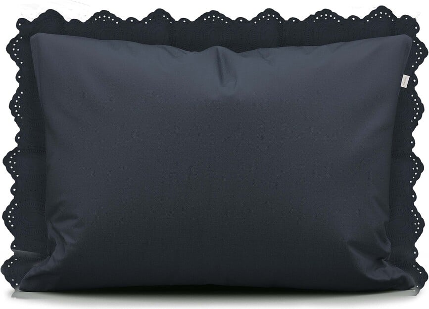Funda de almohada Maen, 60 x 70 cm, azul marino oscuro