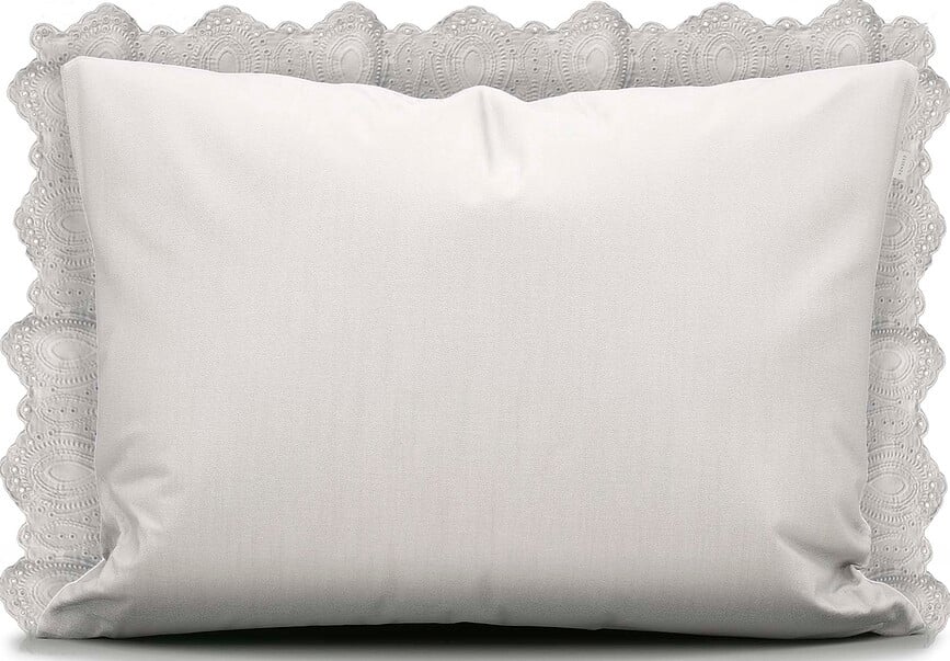 Funda de almohada Maen, 60 x 70 cm, blanca