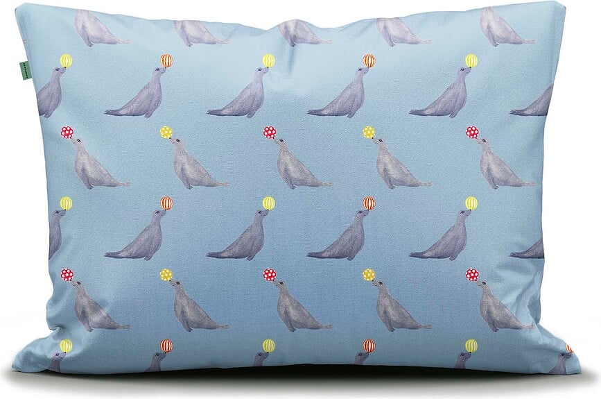 Funda de Almohada Seal the Deal, 60 x 70 cm, azul