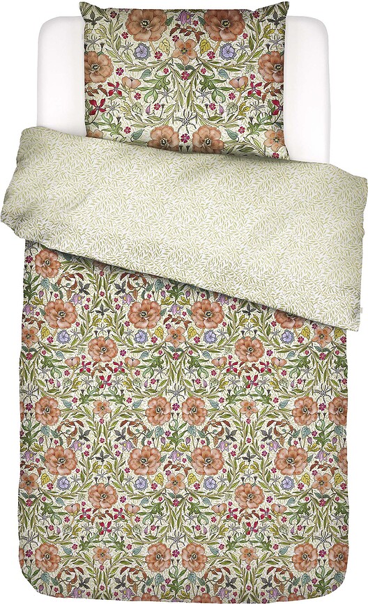 Funda Nórdica Celeste, 140 x 200 cm, verde claro, con cremallera, incluye funda de almohada 70 x 90 cm