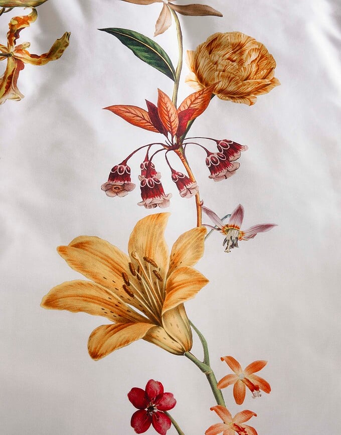 Funda Nórdica Feda de algodón, 135 x 200 cm, blanca, con funda de almohada 60 x 80 cm, cierre de cremallera