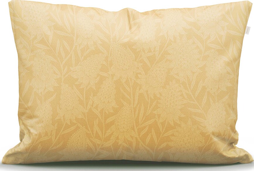 Funda Nórdica Fela, 200x220 cm, amarilla, con 2 fundas de almohada 60x70 cm, cierre de solapa