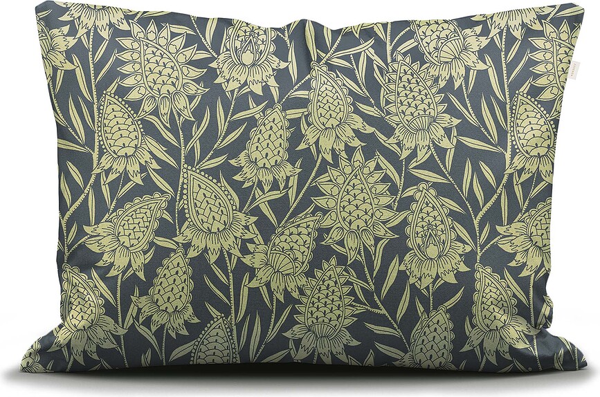 Funda Nórdica Fela, 135 x 200 cm, verde-azul, con cierre de cremallera, incluye funda de almohada 60 x 80 cm