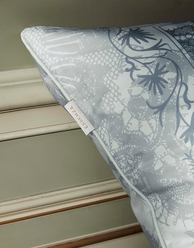 Juego de Funda Nórdica Maere, 200 x 200 cm, azul, cierre de cremallera, con 2 fundas de almohada 80 x 80 cm