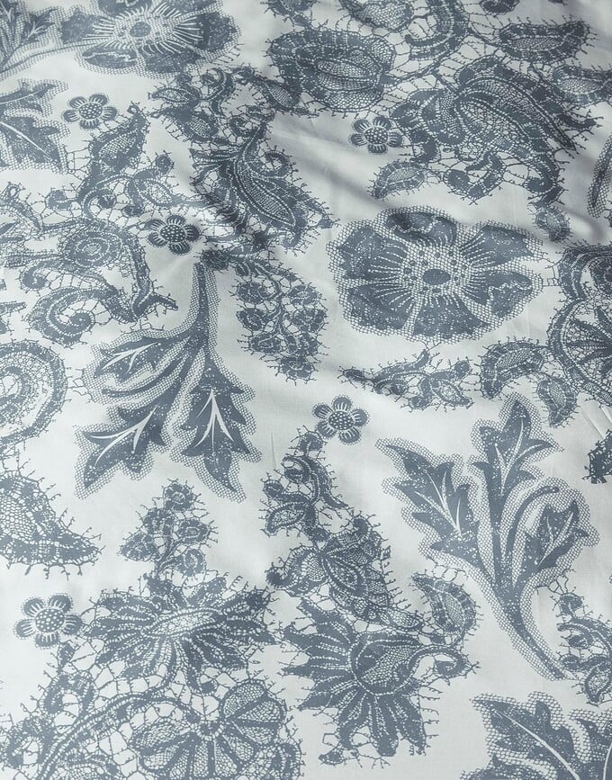 Juego de Funda Nórdica Maere, 200 x 200 cm, azul, cierre de cremallera, con 2 fundas de almohada 80 x 80 cm