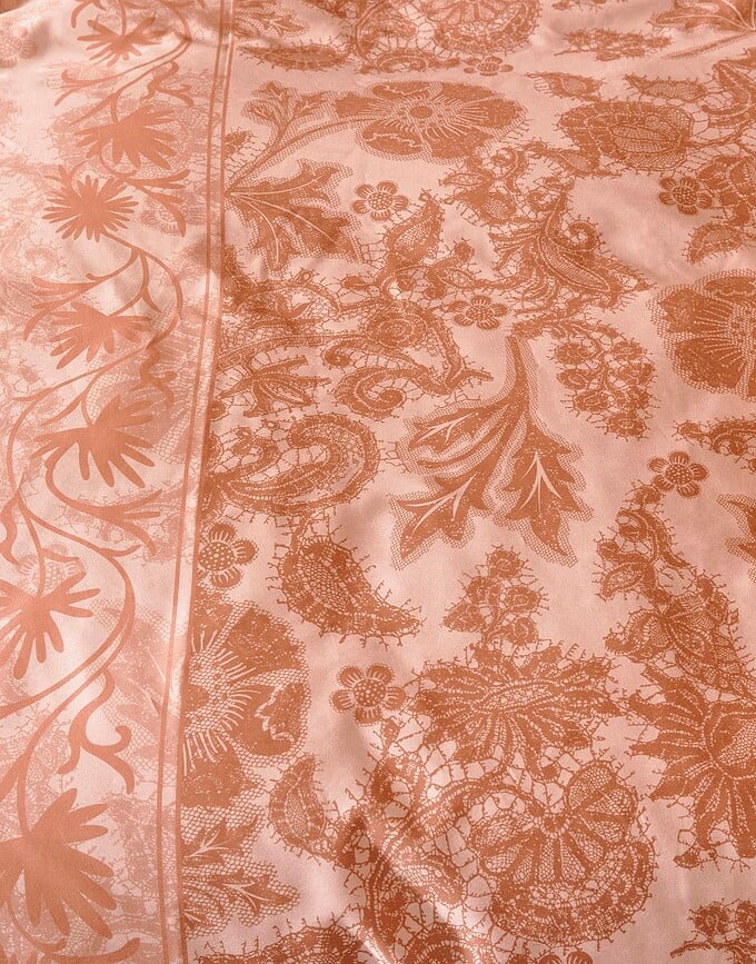 Funda Nórdica Maere, 140 x 200 cm, rosa, cierre de cremallera, con funda de almohada 70 x 90 cm