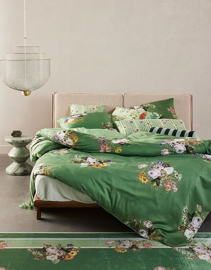 Funda Nórdica Marigold, 200 x 220 cm, verde claro