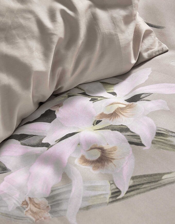 Funda Nórdica Noe, 155 x 220 cm, beige, con cierre de cremallera, funda de almohada 80 x 80 cm