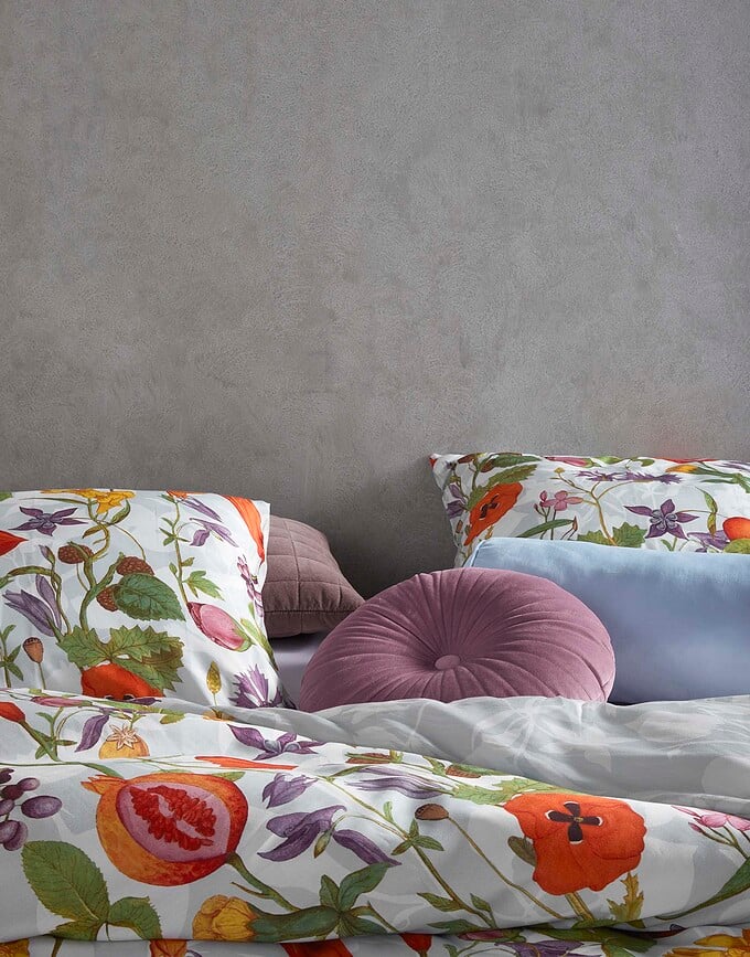 Funda Nórdica Phaedra, 260 x 220 cm, azul claro, incluye 2 fundas de almohada 60 x 70 cm, cierre con solapa