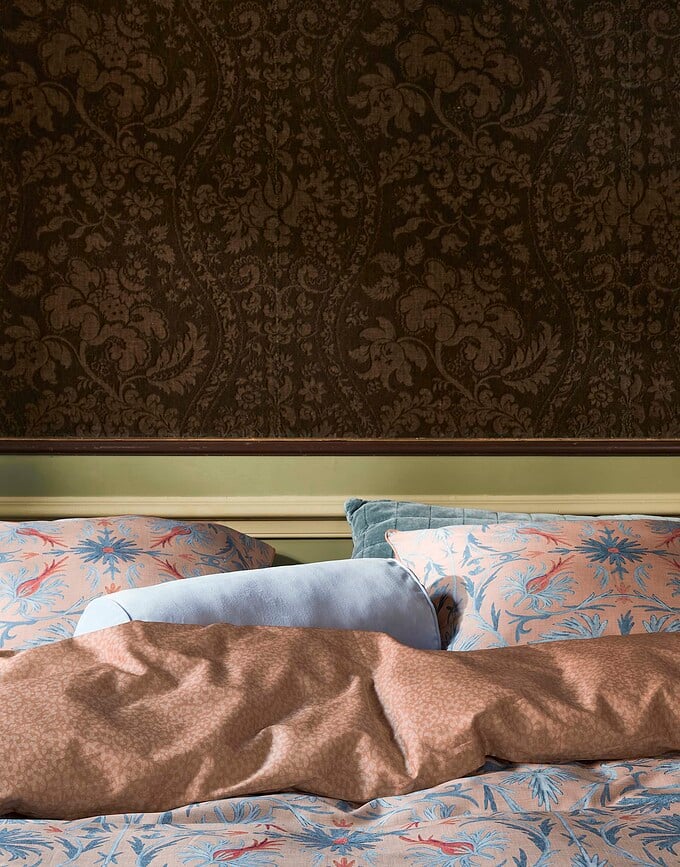 Funda Nórdica Vicia, 200 x 200 cm, rosa, cierre de cremallera, con 2 fundas de almohada 80 x 80 cm