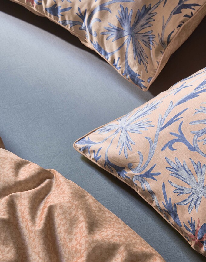 Funda Nórdica Vicia, 200 x 200 cm, rosa, cierre de cremallera, con 2 fundas de almohada 80 x 80 cm